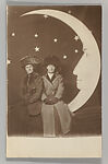[Paper Moon Studio Portrait], Unknown (American), Gelatin silver print
