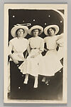 [Paper Moon Studio Portrait], Unknown (American), Gelatin silver print