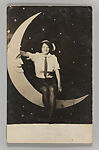 [Paper Moon Studio Portrait], Unknown (American), Gelatin silver print