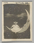 [Paper Moon Studio Portrait], Unknown (American), Gelatin silver print