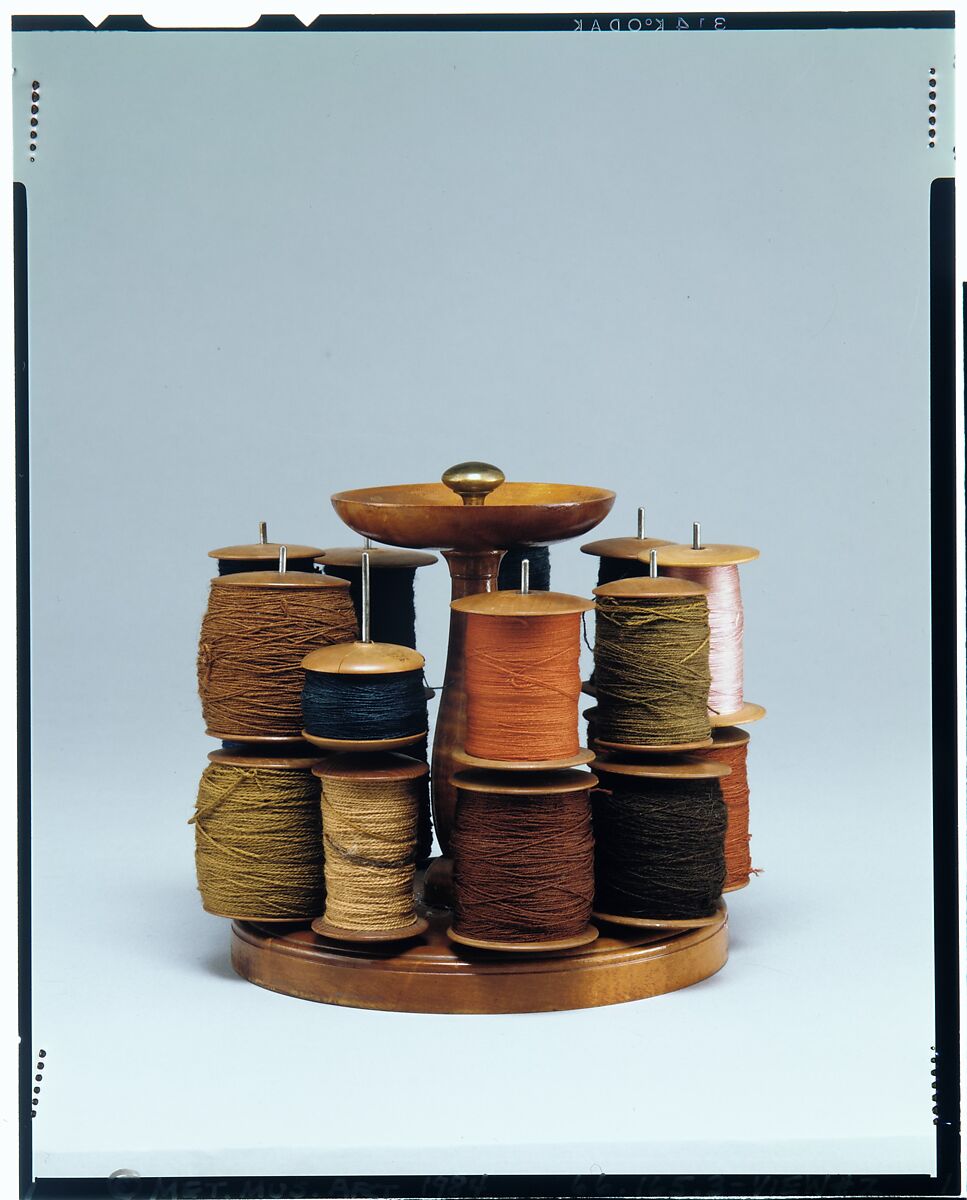 Spool Stand, United Society of Believers in Christ’s Second Appearing (“Shakers”) (American, active ca. 1750–present), Maple, iron, American, Shaker