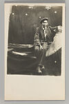 [Paper Moon Studio Portrait], Unknown (American), Gelatin silver print