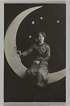 [Paper Moon Studio Portrait], Unknown (American), Gelatin silver print