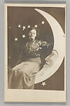 [Paper Moon Studio Portrait], Unknown (American), Gelatin silver print