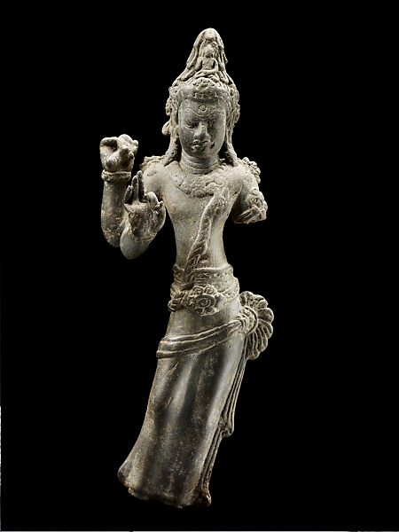 Bodhisattva Avalokiteshvara, Copper alloy, Central Myanmar 