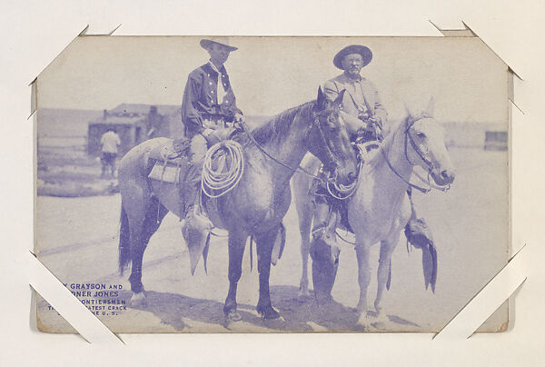 Ray Grayson and Pardner Jones from Western Stars or Scenes Exhibit ...