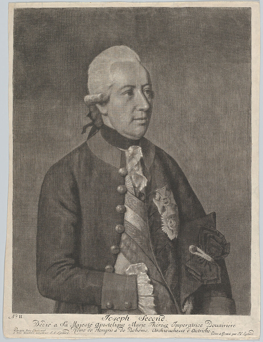 Joseph Second, Jean Etienne Liotard (Swiss, Geneva 1702–1789 Geneva), Engraving 