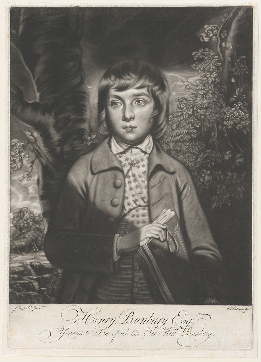 Henry Bunbury Esq-r., Youngest Son of the late Sir William Bunbury, Thomas Blackmore (British, London 1740–1780), Mezzotint 