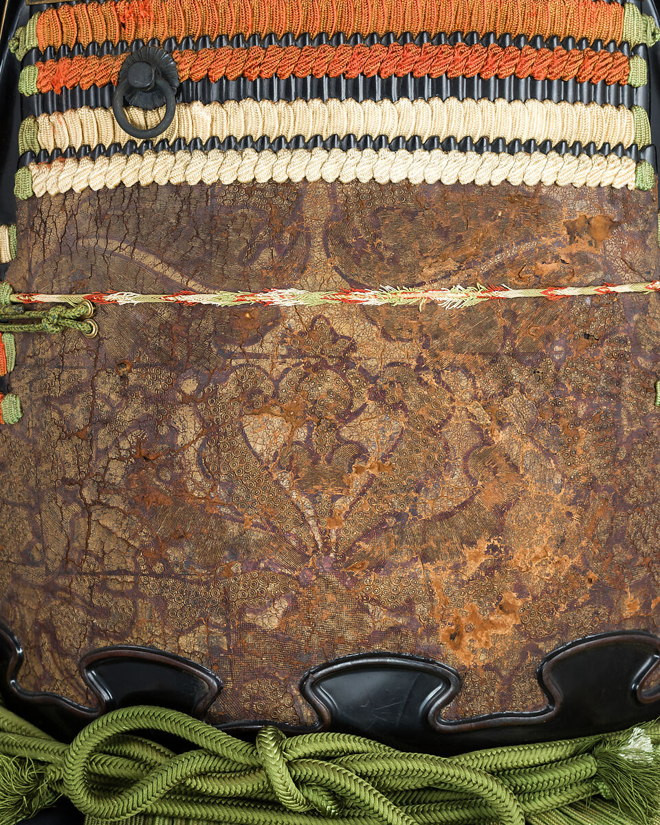 Armor (<i>Gusoku</i>), Helmet crest and restorations by Hiromichi Miura (Japanese, b. 1938), Iron, copper, copper-gold alloy (<i>shakudō</i>), gold, lacquer, silk, linen, felt, leather, horsehair, doeskin, Japanese
