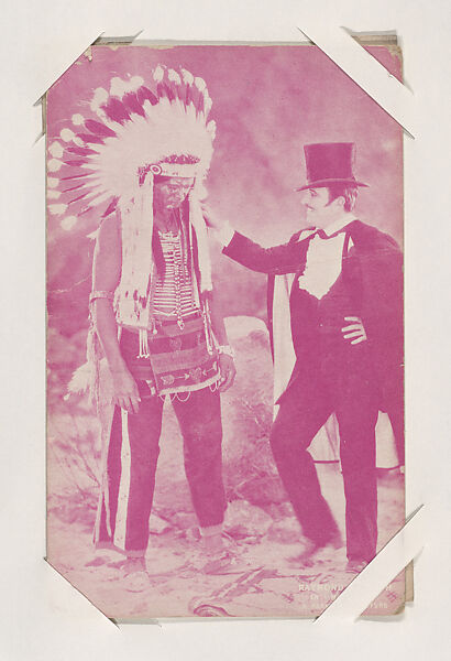 Raymond Griffith in "Hands Up" from Scenes from Movies Exhibit Cards series (W404), Commercial color photolithograph 