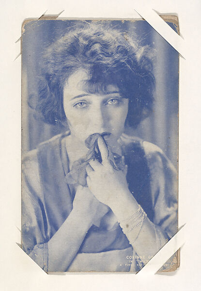 Corinne Griffith in "Wilderness" from Scenes from Movies Exhibit Cards series (W404), Commercial color photolithograph 