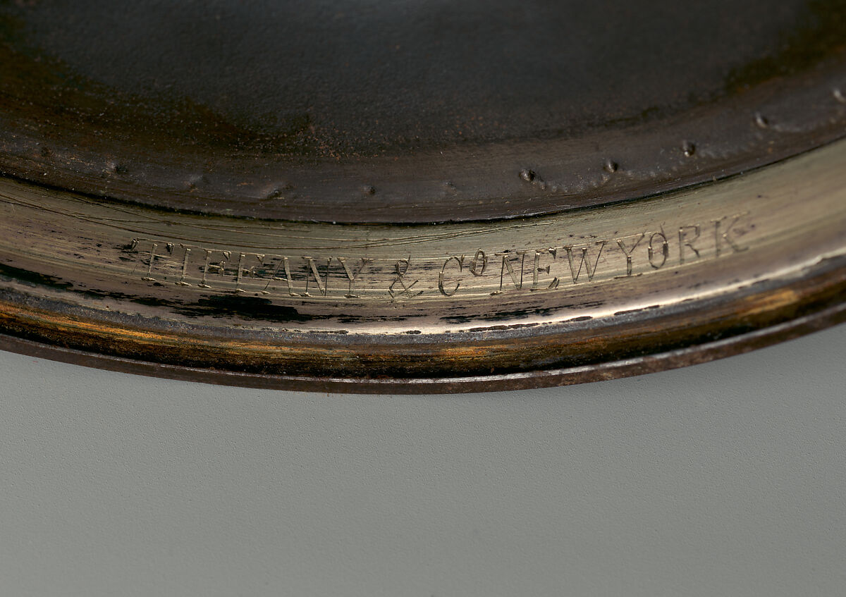 Candlestick, Tiffany &amp; Co. (1837–present), Iron, silver, gold, and copper, American