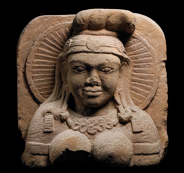 Yaksha or Lakshmi, Sandstone, Central Vietnam 