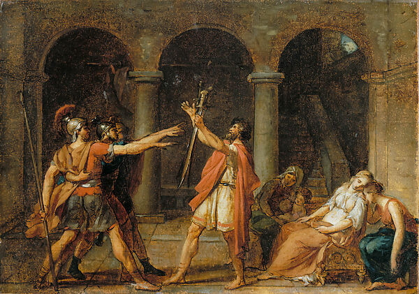 Jacques Louis David The Oath of the Horatii The Metropolitan