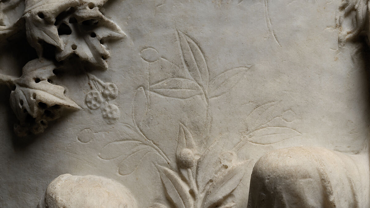 Puteal (wellhead) with Narcissus and Echo, and Hylas and the Nymphs, Marble, Roman