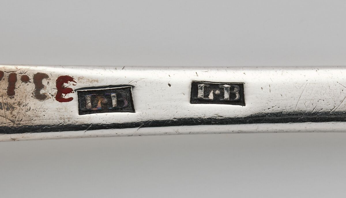 Spoon, Probably Loring Bailey (1740–1814), Silver, American