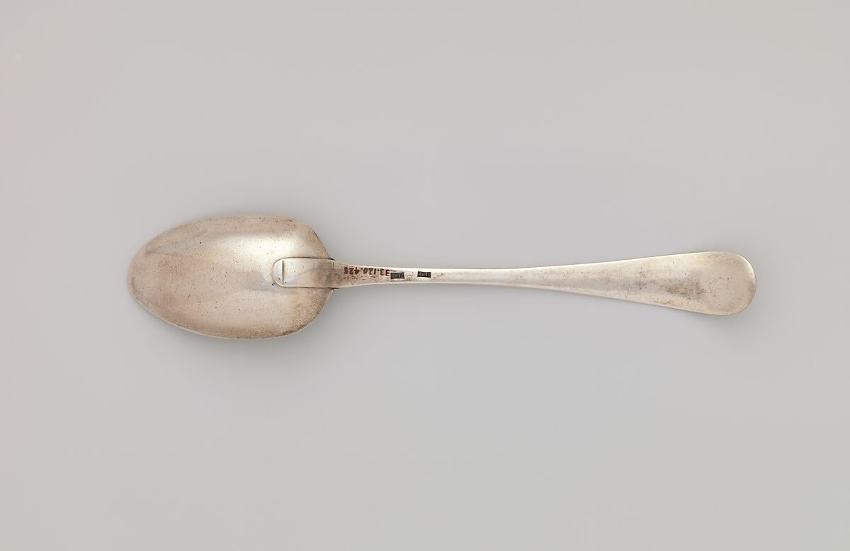 Spoon, Probably Loring Bailey (1740–1814), Silver, American