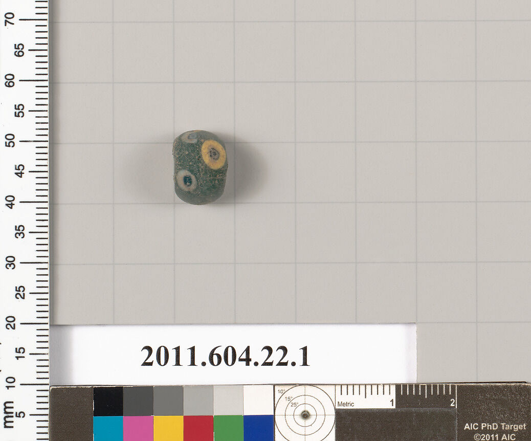 Glass eye bead, Glass 