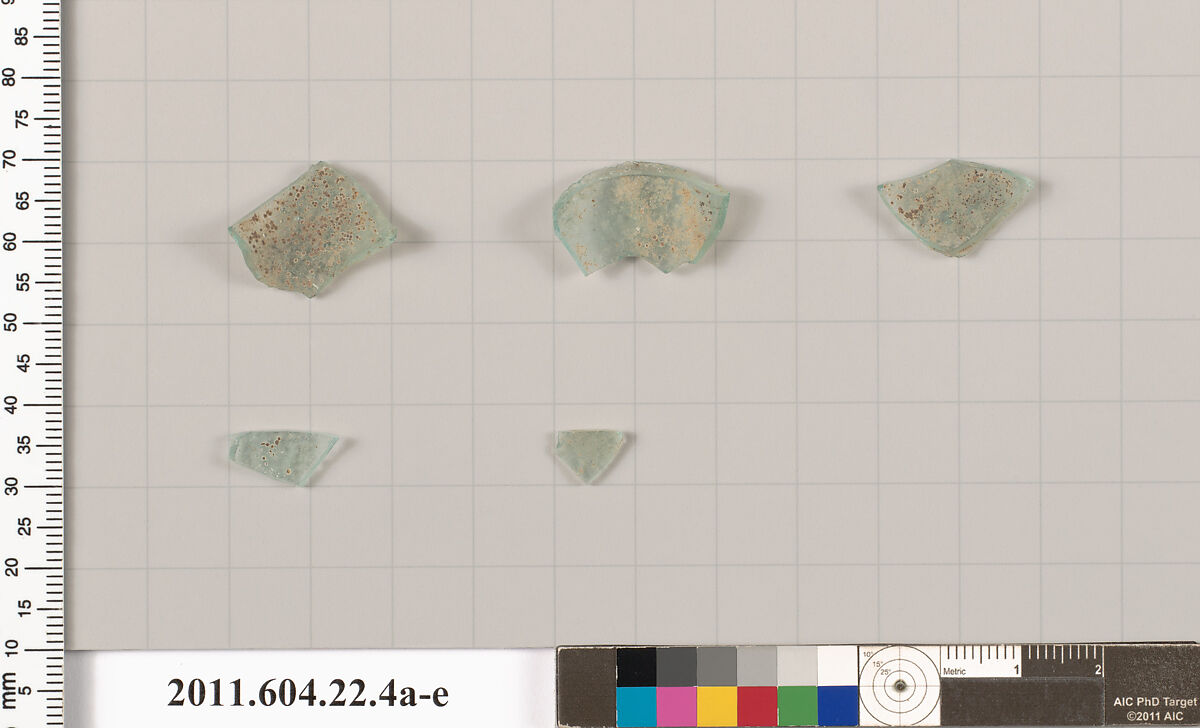 Glass fragments, Glass, Roman