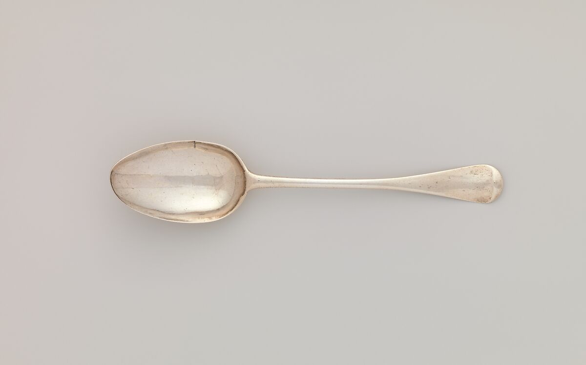 Spoon, N. Barlett (active ca. 1760), Silver, American