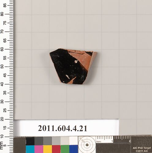 Terracotta fragment of a kylix (drinking cup)