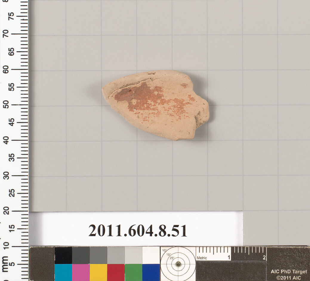 Terracotta fragment of a plate?, Terracotta, Greek, Corinthian?