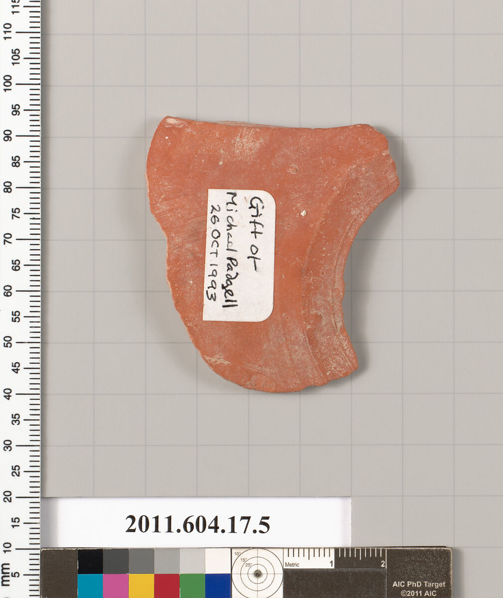 Terracotta fragments of a plate?, Terracotta, Roman