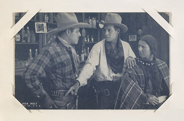 Jack Holt from Western Stars or Scenes Exhibit Cards series (W412), Exhibit Supply Company, Commercial color photolithograph 