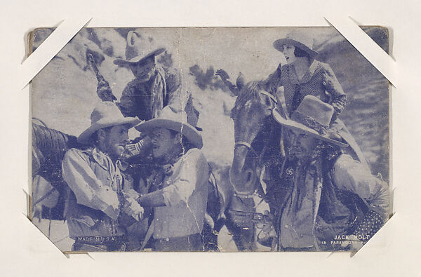 Jack Holt from Western Stars or Scenes Exhibit Cards series (W412), Commercial color photolithograph 