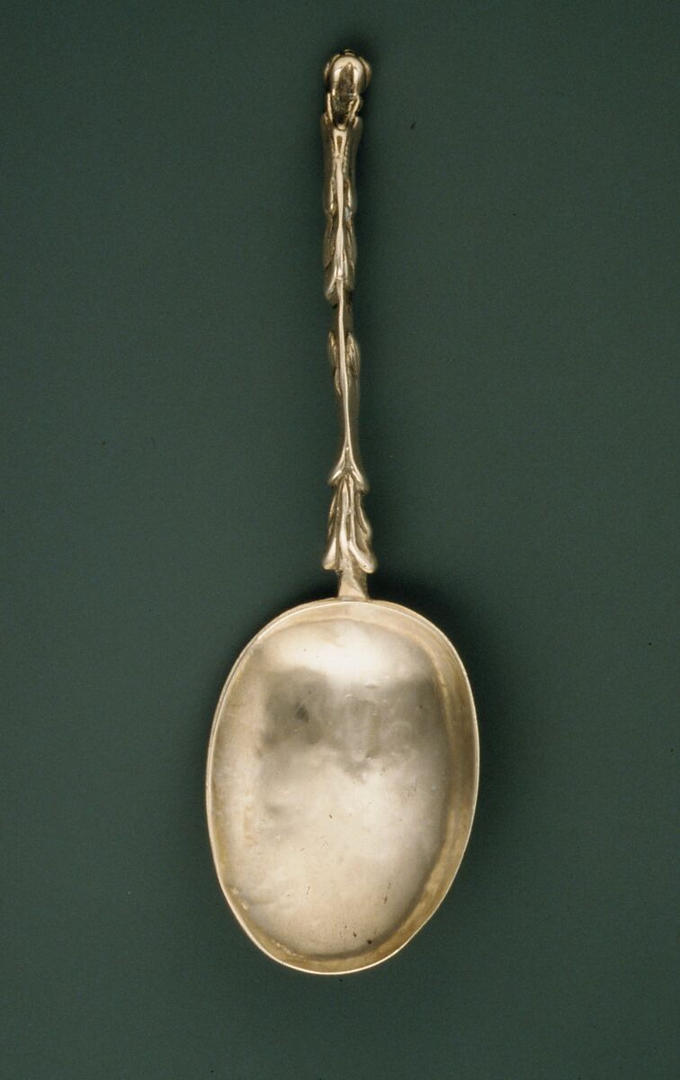 Spoon, Jurian Blanck Jr. (baptized 1645–ca. 1714/15), Silver, American