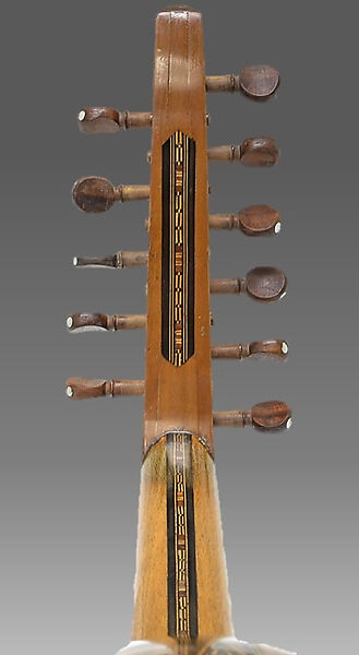 Ūd, Abdo George Nahat (Syrian, 1860–1941), Wood, camel bone, Syrian