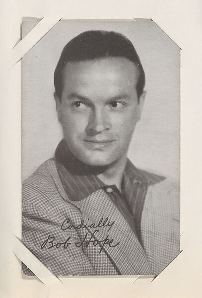 Bob Hope from Movie Stars Exhibit Cards series (W401), Commercial photolithograph 