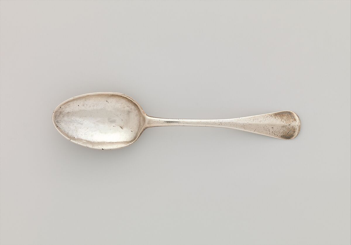 Spoon, Ebenezer Chittenden (1726–1812), Silver, American