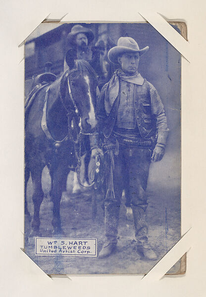 Wm. S. Hart Tumbleweeds from Western Stars or Scenes Exhibit Cards series (W412), Commercial color photolithograph 