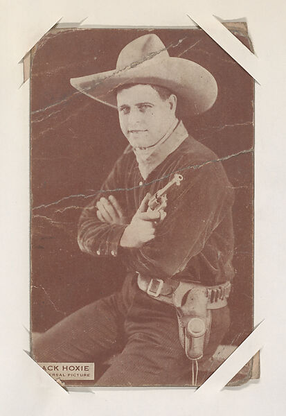 Jack Hoxie from Western Stars or Scenes Exhibit Cards series (W412), Commercial color photolithograph 
