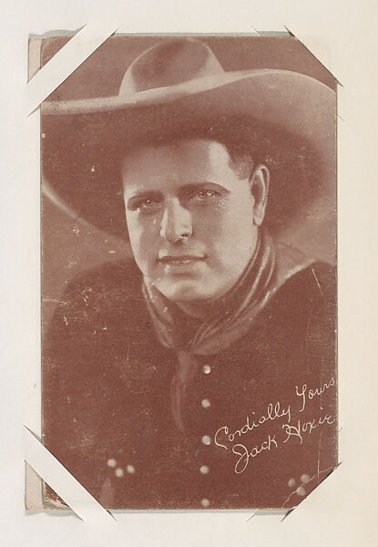 Jack Hoxie from Western Stars or Scenes Exhibit Cards series (W412), Commercial color photolithograph 