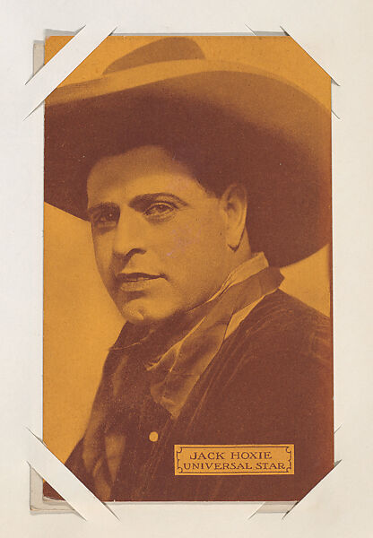 Jack Hoxie from Western Stars or Scenes Exhibit Cards series (W412), Commercial color photolithograph 