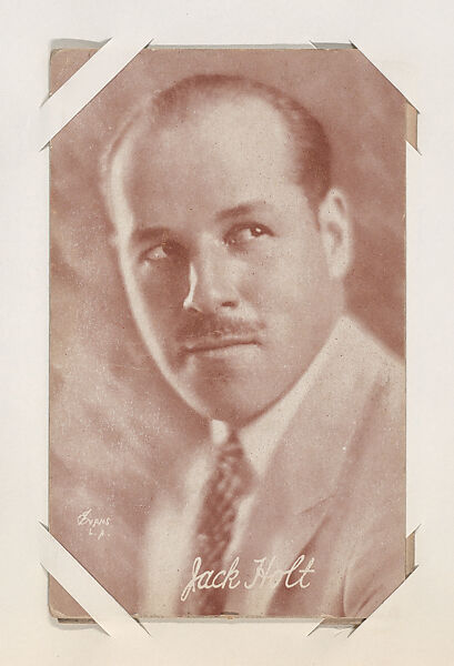 Jack Holt from Western Stars or Scenes Exhibit Cards series (W412), Commercial color photolithograph 