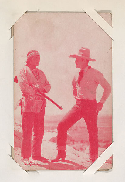 Jack Holt in "Wild Horse Mesa" from Western Stars or Scenes Exhibit Cards series (W412), Commercial color photolithograph 