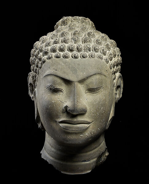 Head of Buddha, Sandstone, Central Thailand 