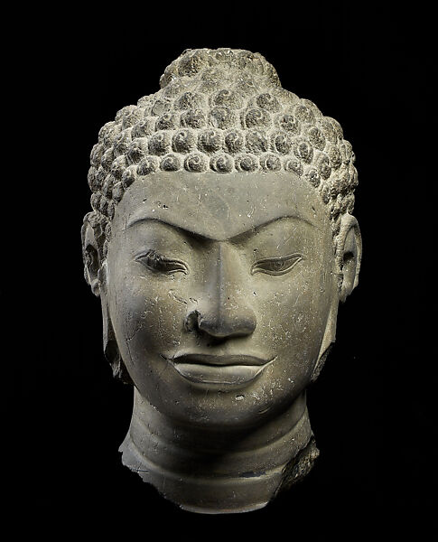 Head of Buddha, Sandstone, Central Thailand 