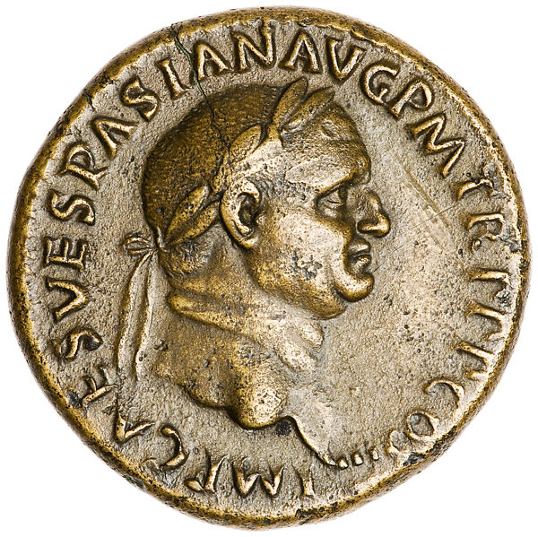 Sestertius of Vespasian, Bronze 