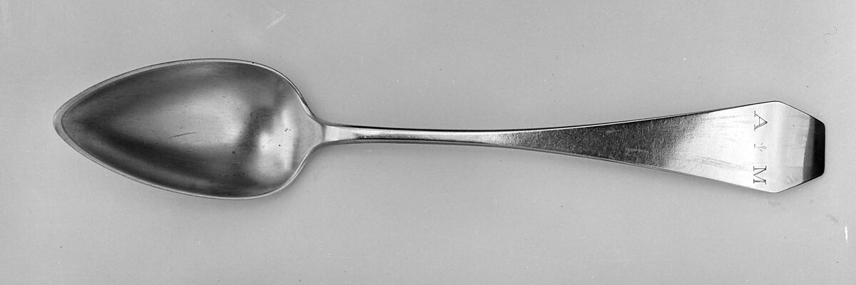 Spoon, T. P. Drown (1782–ca. 1850), Silver, American 