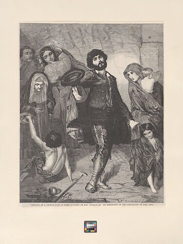 Beggars at a Church Door at Rome, from 