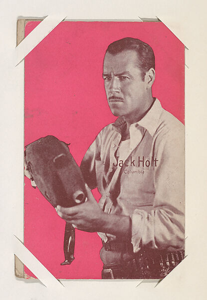 Jack Holt from Western Stars or Scenes Exhibit Cards series (W412), Commercial color photolithograph 