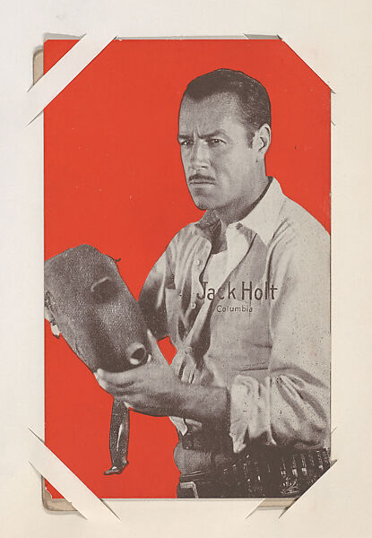 Jack Holt from Western Stars or Scenes Exhibit Cards series (W412), Commercial color photolithograph 
