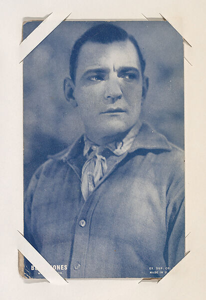 Buck Jones from Western Stars or Scenes Exhibit Cards series (W412), Exhibit Supply Company, Commercial color photolithograph