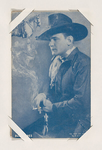 Buck Jones from Western Stars or Scenes Exhibit Cards series (W412), Exhibit Supply Company, Commercial color photolithograph