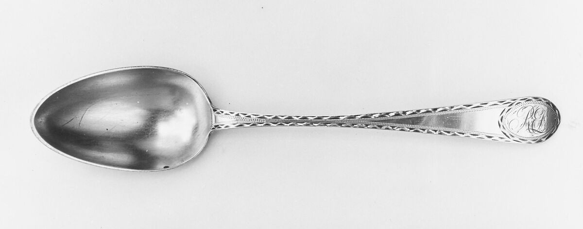 Spoon, Joseph Dubois (1767–1798), Silver, American 