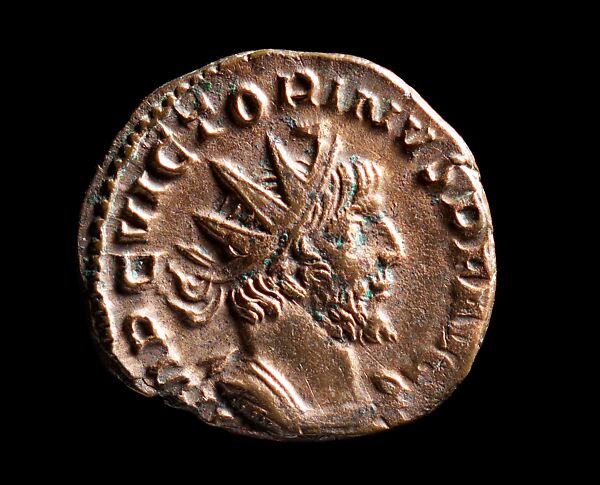 Coin from the Reign of Emperor Victorinus, Copper alloy, Germany (Cologne) 